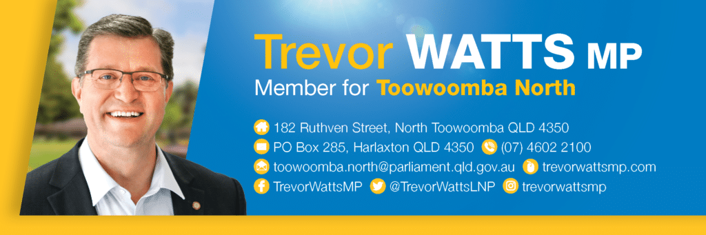 Trevor Watts MP - Member for Toowoomba North